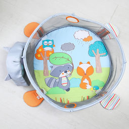 Развивающий коврик 3 в 1 Енот, 68х68 см, Крошка Я  фото 2