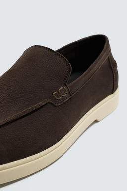 CASUAL LEATHER LOAFERS - Zara фото 7