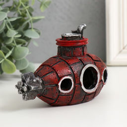 Фигура для флорариума «Подводная лодка», полистоун, 14×7×9 см, МИКС