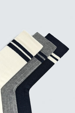 STRIPED SOCKS 3-PACK