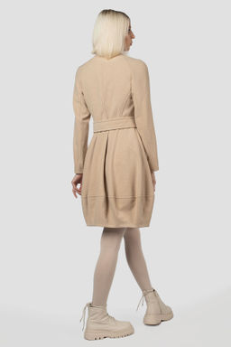 01-05208 Пальто женское демисезонное (пояс) - El podio фото 5