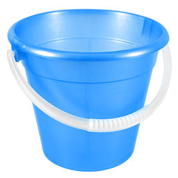 Ведро пищевое пластмассовое "Надежное" 3л, д20см, h18см, мерное, голубой (Россия)