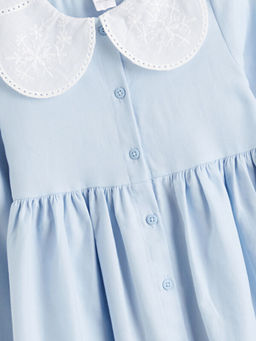 Bebe Yaka K?z Bebek Elbise