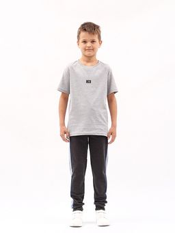 CRB wear/!CWJB 70233-12 Брюки для мальчика,темно-серый меланж/Ex.Cherubino