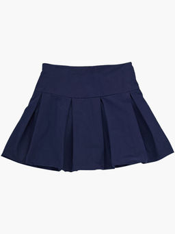 Юбка текстильная синяя в школу UD 0504 синий - Mini maxi фото 5