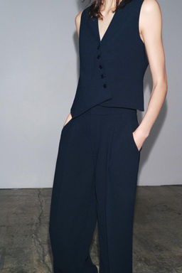 ZW COLLECTION ASYMMETRIC WAISTCOAT - Zara фото 13