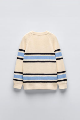 STRIPED KNIT SWEATER - Zara фото 2