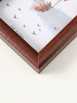 Цена за 2 шт. Фоторамка МДФ на 1 фото 10х15 см "Тёмный шоколад" 2,5х13х18 см