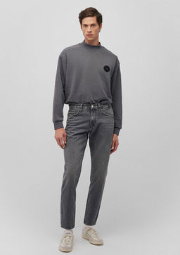London Street Gri Denim Jean Pantolon
