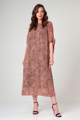 Платье Liona Style 835 розовый
