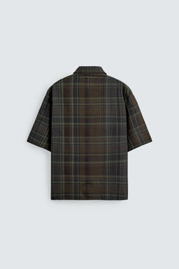 CAMISA REGULAR FIT CUADROS / Marr?n - Zara фото 7