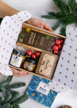 Подарочный набор Богатство Сибири, 705 г - Сибирский кедр фото 2