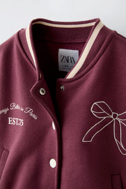 KURDELE ISLEMELI BOMBER CEKET - Zara фото 3