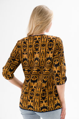 Кофта женская из милано Анфиса бронза - Амадэль фото 7