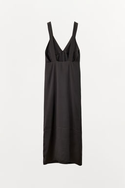 CONTRAST SEAM SATIN DRESS - Zara фото 6