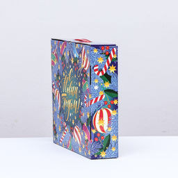 Коробка подарочная складная Индиго 26 х 24,5х6 см - Simaland фото 4