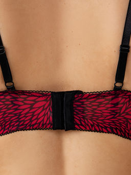 Бюстгальтер женский в красном цвете с принтом абстракция абстракция на красном 512421 - Mark formelle фото 9