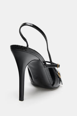 HIGH-HEEL SHOES WITH STRAPS AND BUCKLES - Zara фото 9