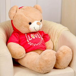 Мягкая игрушка «Медведь» в кофте, 95 см, цвет коричневый