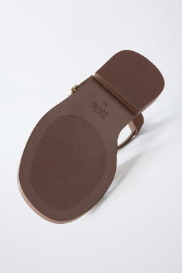 RAFFIA-EFFECT SANDALS - Zara фото 6