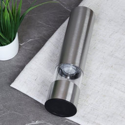 Мельница для специй и соли 22 см / ER-45 /уп 50/ электрическая хром с подсветкой - Галеонтрейд фото 3