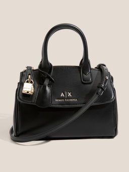 Женская сумка с ручками ARMANI EXCHANGE JANE Артикул 4368327, черный