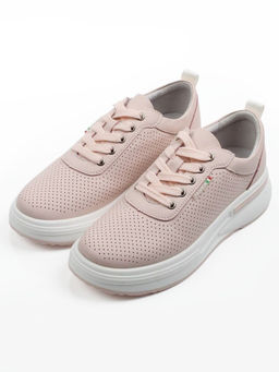 03-YH324-4 PINK Полуботинки летние женские (натуральная кожа)