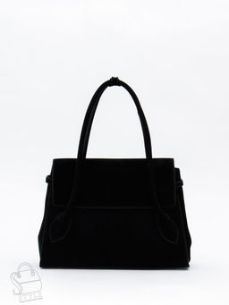 Сумка женская кожаная 2424YF black Polina&Eiterou