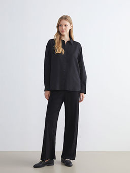 Beli Lastikli Kad?n Triko Pantolon