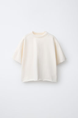 CONJUNTO CAMISETA Y PANTAL?N NERVIO HEAVY WEIGHT / Crudo - Zara фото 3