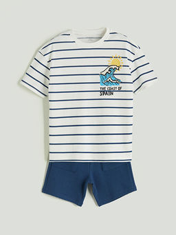 Bisiklet Yaka Erkek ?ocuk Ti??rt ve ?ort 2li