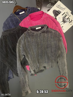 Свитер женский однотонный - Bruno фото 3