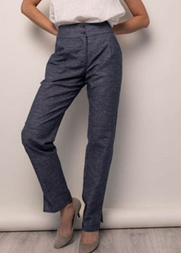 лен 73%, вискоза 27% брюки - Волтри фото 5