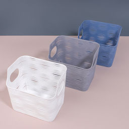 Органайзер для хранения WAVE, с ручками, 1 секция, 13 9 11,5 см, цвет МИКС - Queen fair фото 4