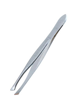 Zinger Пинцет для бровей скошенный / 86033-S