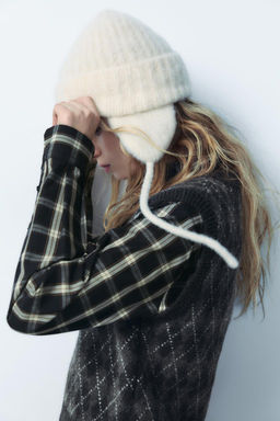 ALPACA BEANIE WITH EARMUFFS - Zara фото 2
