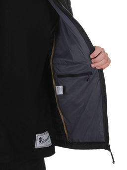 88045 BLACK Куртка мужская демисезонная (100 гр. холлофайбер)