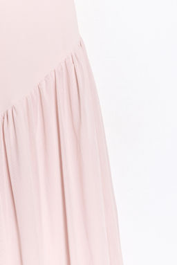 VESTIDO LARGO COMBINADO TUL / Rosa palo - Zara фото 6