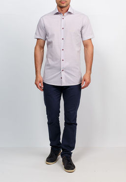 Сорочка мужская короткий рукав GREG 163/109/2034/Z/1  фото 8