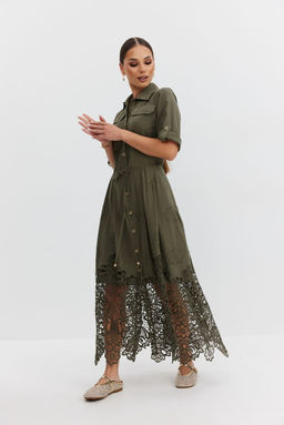 Платье Vesnaletto 4458-2 хаки