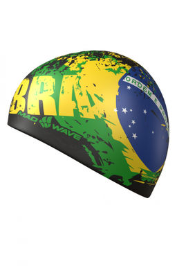 Силиконовая шапочка Brazil, Pastel silicone solid, Light silicone solid - Mad wave фото 4