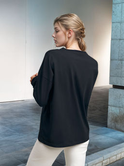 Лонгслив женский Дом там где...Saint-Petersburg серый - Yollochka фото 5