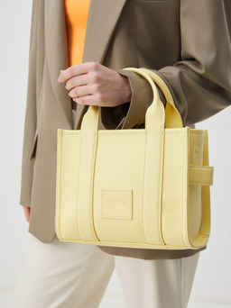 Женский тоут CALZETTI CLER MINI Артикул 3954060, желтый  фото 2