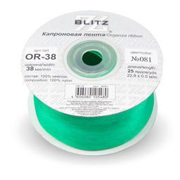 Лента капроновая 38 мм ( 1 1/2 ) BLITZ OR-38 22.8 м  0.5 м СК/Распродажа