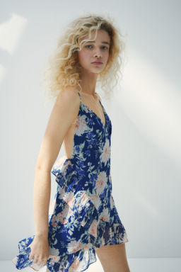 Vestido de gasa con volantes - H&m фото 3