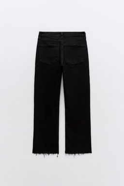 TRF CROPPED FLARE HIGH-WAIST JEANS - Zara фото 25