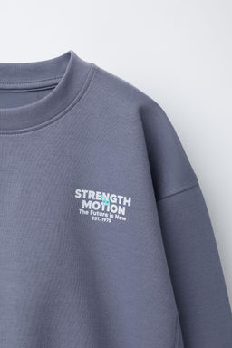TEXT PRINT SWEATSHIRT AND JOGGERS SET - Zara фото 18