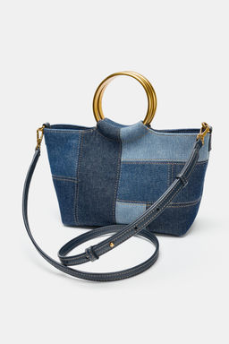 PATCHWORK MINI BUCKET BAG - Zara фото 11