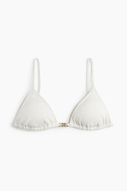 Top de bikini triangular con relleno