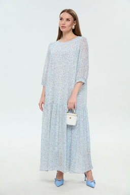 Платье NIKVA н1036-1 небесный  фото 8